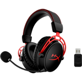 HyperX Cloud Alpha Negro y Rojo Gaming con Wireless